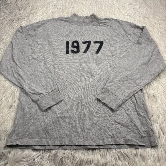 Fear of God Other - Fear of God Mock Neck Essentials Long Sleeve Tee